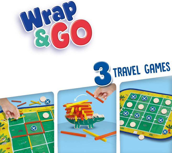 Image du produit Ses Jeux de voyage Wrap and Go, 3in1 (Anglais, Français, Néerlandais, Allemand)