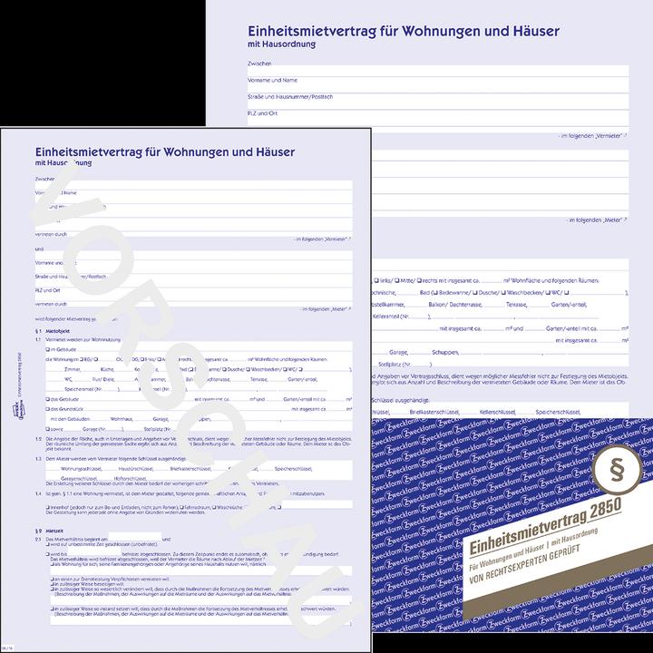 Produktbild Avery Einheitsmietvertrag für Wohnungen und Häuser (1 x)