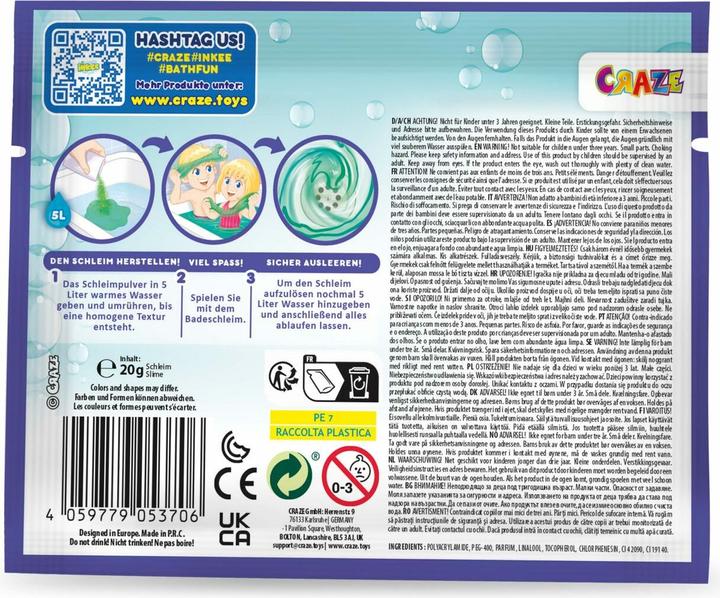 Produktbild Craze Inkee Bade-Glibber-Schleim Mix (5.40 ml, Badesalz)