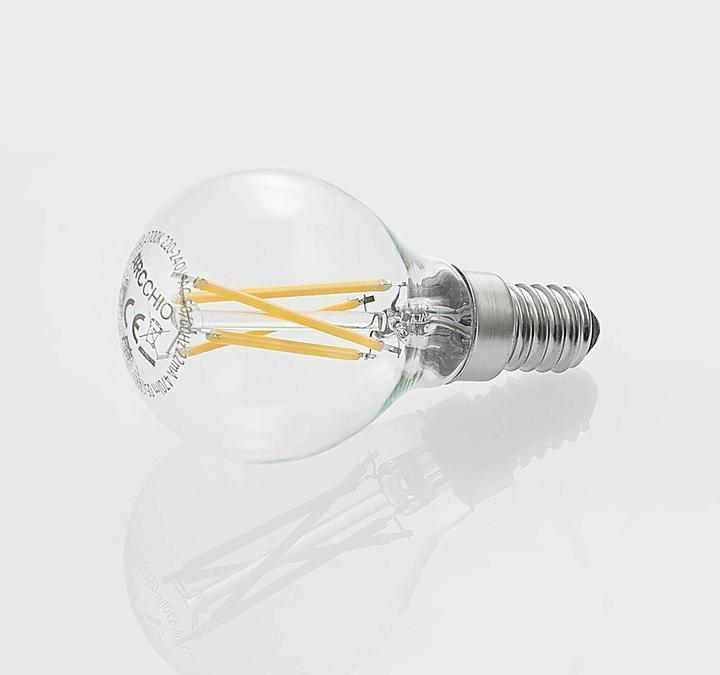 Actual product image Arcchio LED Lamp E14 4W 2,700K Filament Drop Dimmable (E14, 4 W, 470 lm, 1 x, E)