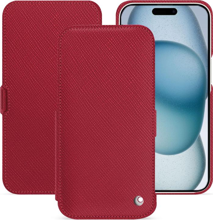 Actual product image Noreve Horizontal leather flap shell (Apple iPhone 15)