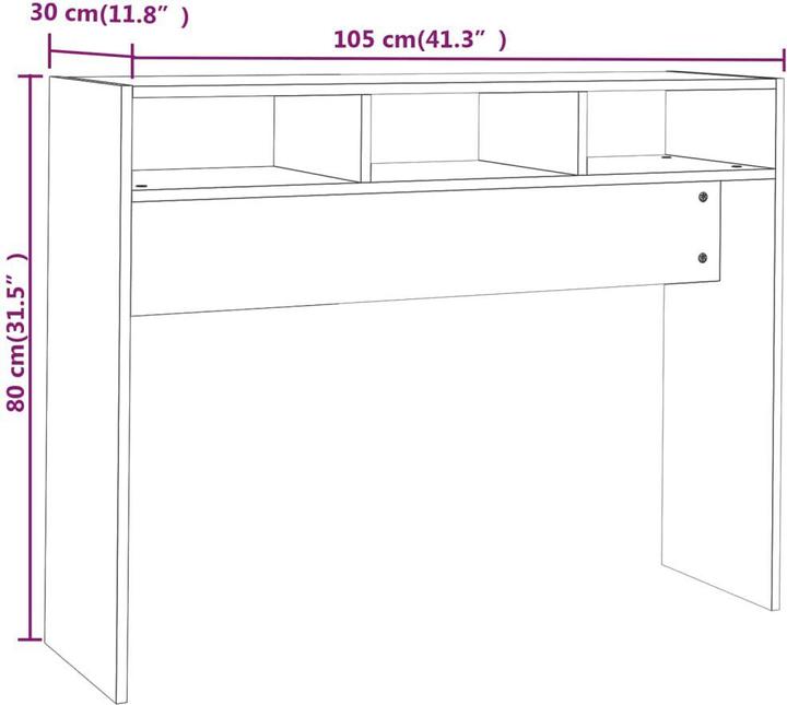 Immagine prodotto VidaXL Konsolentisch (105 x 30 x 80 cm)