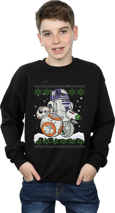 Produktbild Star Wars The Rise Of Skywalker Rolling This Christmas Sweatshirt Jungen (140, 146)