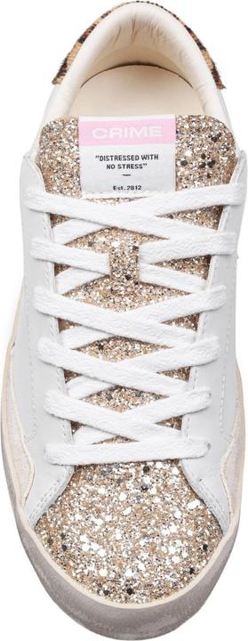 Produktbild Crime London Crime distressed sneakers in leather and suede color white (39)