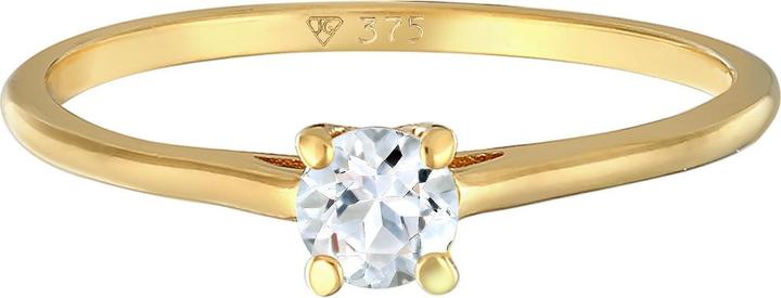 Immagine prodotto Elli Anello PREMIUM Anello di fidanzamento solitario Topazio 375 Oro giallo (52, 375/9 K)