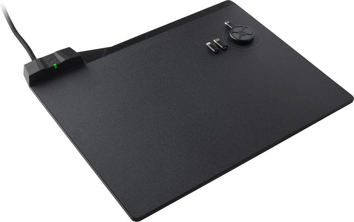 Produktbild Corsair MM1000 mit kabelloser Qi-Ladezone (L)