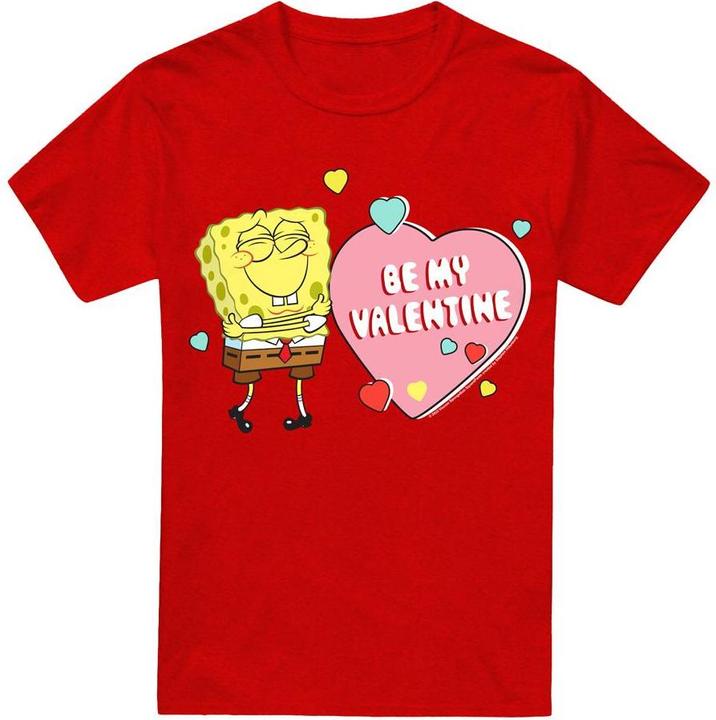 Immagine prodotto Spongebob Squarepants Be My Valentine Maglietta Adulto Unisex (XXL)