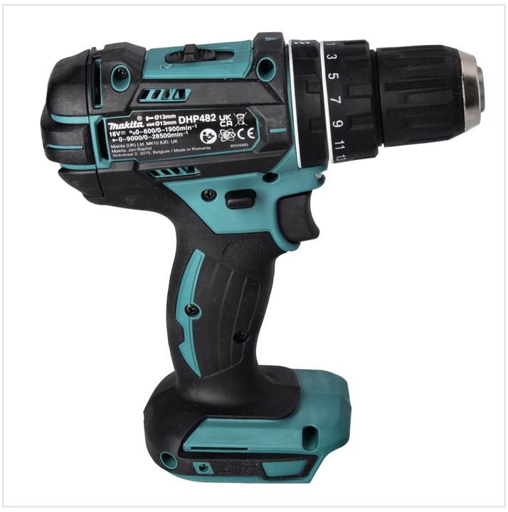 Produktbild Makita DHP 482 RF Akku Schlagbohrschrauber 18 V 62 Nm + 2x Akku 3,0 Ah + Ladegerät (Akkubetrieb)