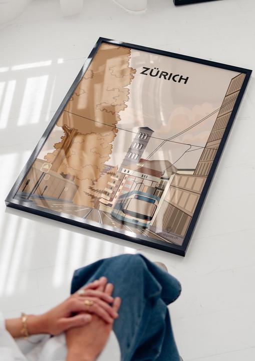 Actual product image Plakativ Zürich Poster A1 (59.4 x 84.1 cm)