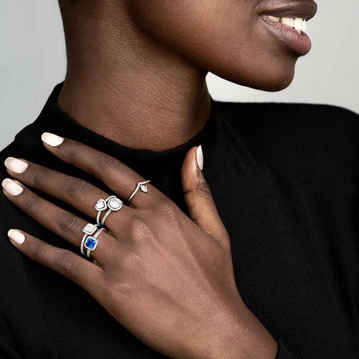 Image du produit Pandora Coeur élevé de l'anneau (54, Argent 925)