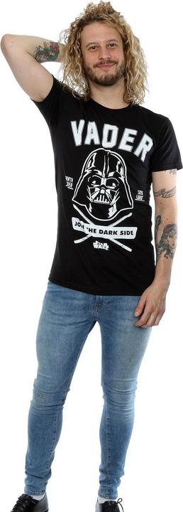 Actual product image Star Wars Mens Darth Vader Collegiate T-Shirt (L)
