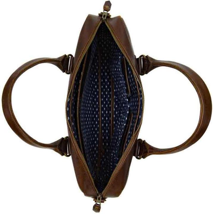 Image du produit Buckle & Seam Serviette Everett Marron/Dots
