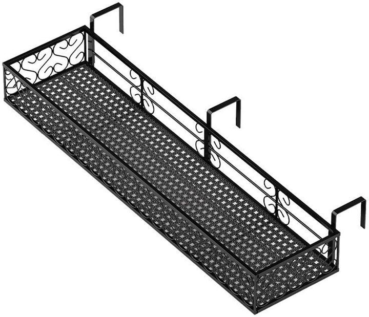 Immagine prodotto Pealov Portavaso da balcone in metallo 60x20x12cm