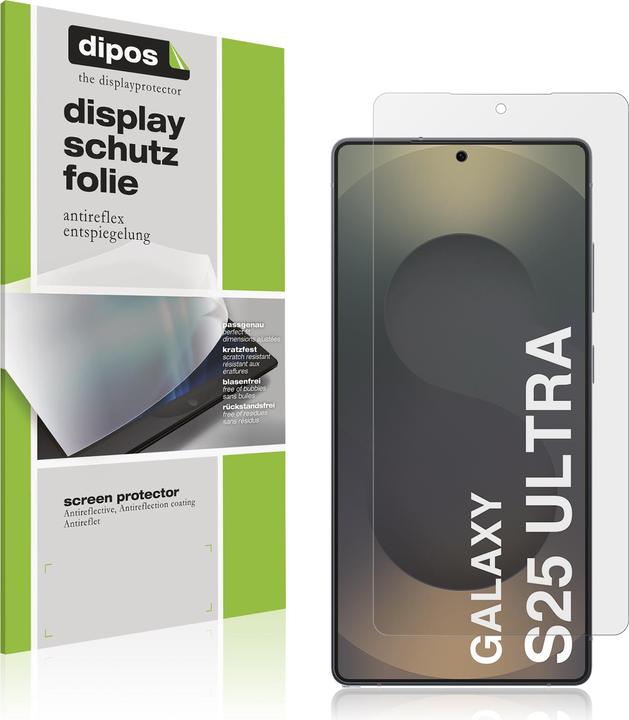 Actual product image Dipos Screen Protector Anti-Glare for Samsung Galaxy S25 Ultra Enterprise Edition (1 Piece, Samsung Galaxy S25 Ultra)