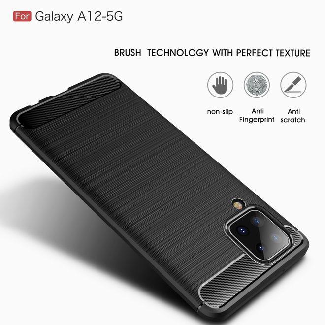 Immagine prodotto MU Style Serie Softcase in fibra di carbonio TPU (Samsung Galaxy A12)