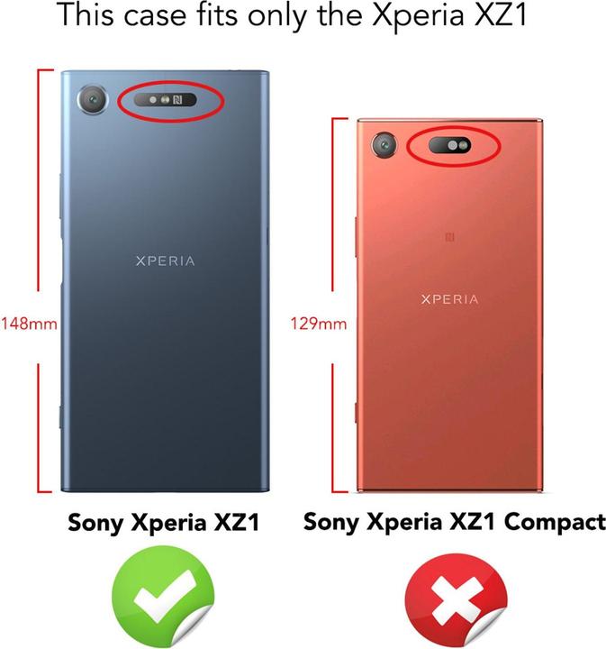 Actual product image Nalia Folding cover (Sony Xperia XZ1)