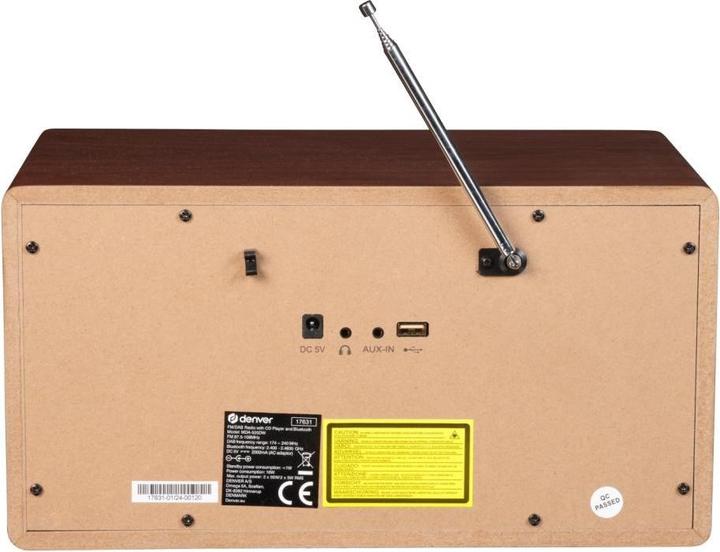 Image du produit Denver MDA-525 (DAB+ DAB, FM, Bluetooth)