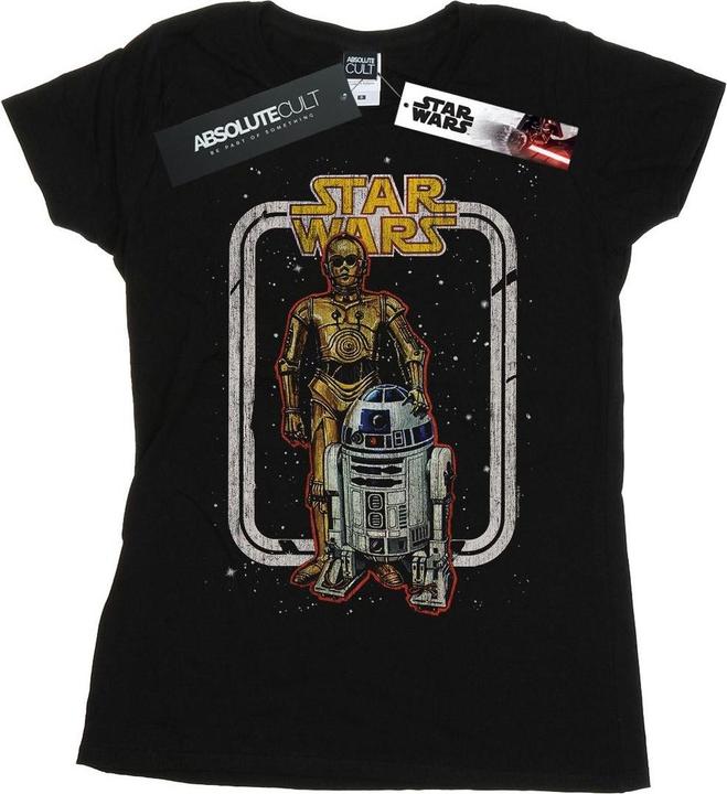 Star Wars R2D2 And C3PO Vintage TShirt (L)