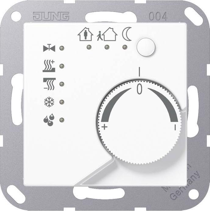 JUNG Room thermostat UP AS/A KNX aws glz A2178TSWW