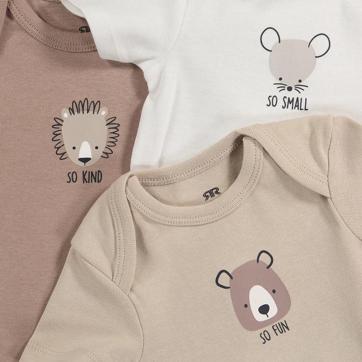 Actual product image La Redoute Collections 7-pack short-sleeved bodysuits (74)