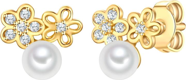 Rafaela Donata Damen Ohrringe Blume Sterling Silber - 34730 (Sterling Silber)