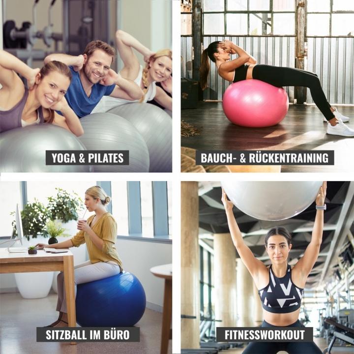 Produktbild Gorilla Sports Gymnastikball (75 cm)