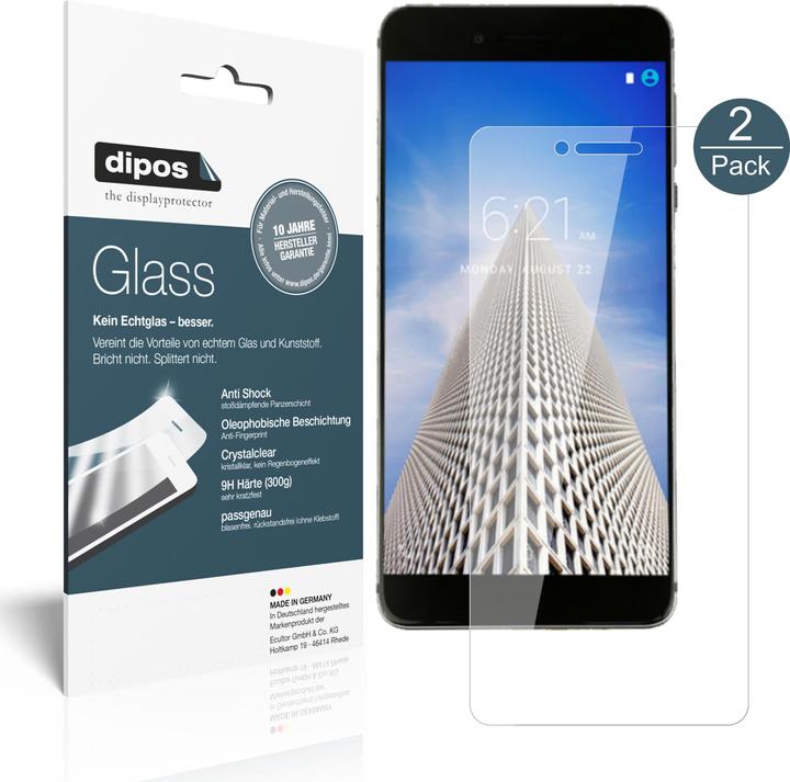 Actual product image Dipos Screen Protector Anti-Shock (2 Piece, Vernee Mars Pro)