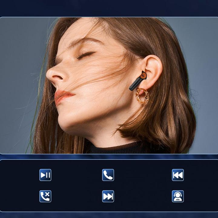 Actual product image Choetech BH-T19 EyeAura Minion wireless TWS in-ear Bluetooth 5.3 IPX4 headphones - black (Wireless)