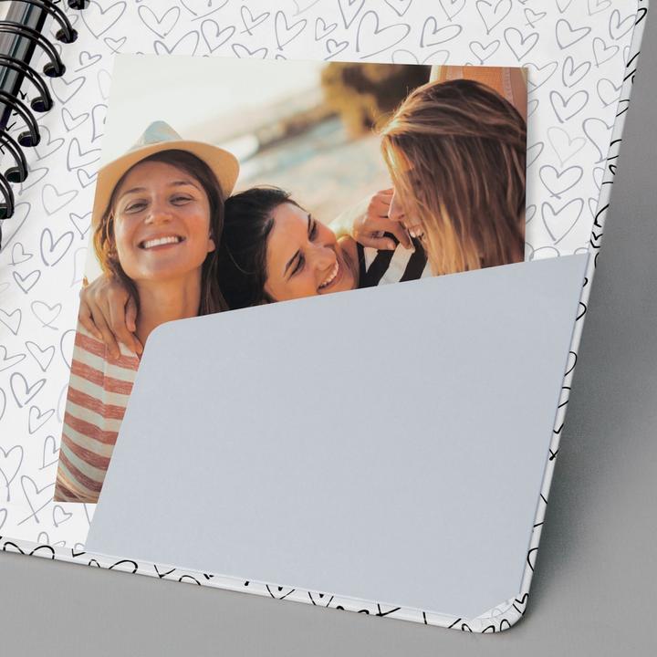 Produktbild Sigel Spiralnotizbuch A5 120BL Wild Hearts (A5, Gepunktet, Harter Einband)