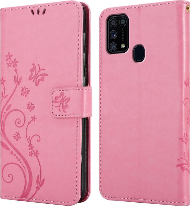 Productafbeelding Cadorabo Bloemen Boekomslag (Samsung Galaxy M31)