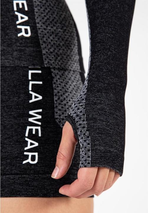 Actual product image Gorilla Wear Selah Seamless Longsleeve - black (M/L)