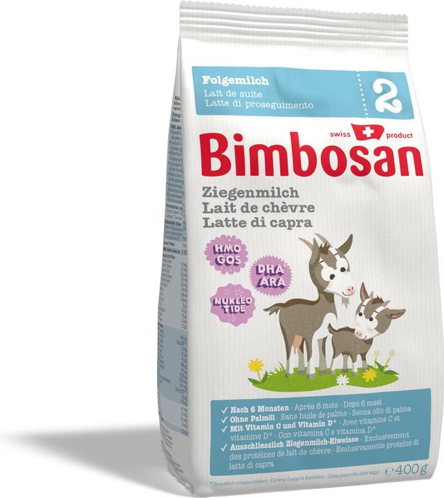 Immagine prodotto Bimbosan Latte di capra 2 Latte di proseguimento (400 g, da 6 m.)