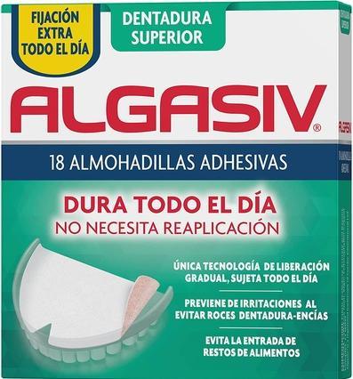 Algasiv Adhesive Pads for Upper False Dentures