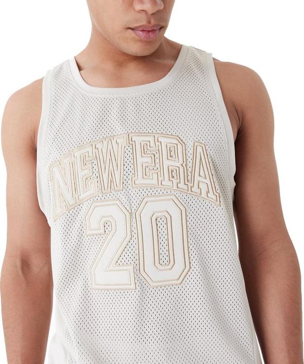 Immagine prodotto New Era Canotta in Poly Mesh - BRAND LOGO stone beige (L)