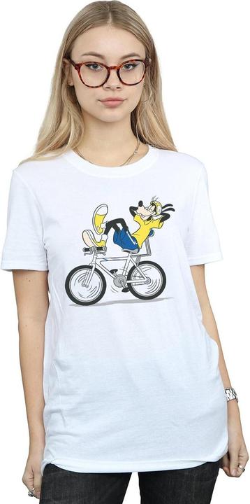 Actual product image Disney Womens/Ladies Goofy Tour De Goofy Cotton Boyfriend T-Shirt (3XL)
