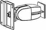 Produktbild Ergotron Wandhalterung Serie 100 Double Pivot (Wand, 27")