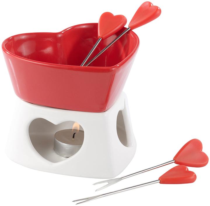 Produktbild Rosenstein & Söhne Schokofondue in Herzform (Schokoladenfondue)