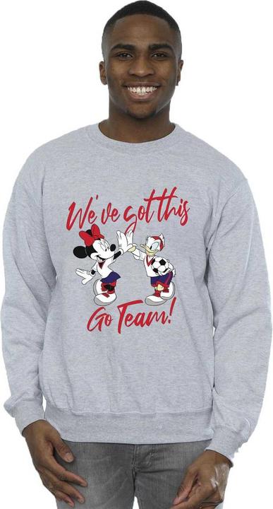 Actual product image Disney Mens Minnie Daisy We've Got This Sweatshirt (M)