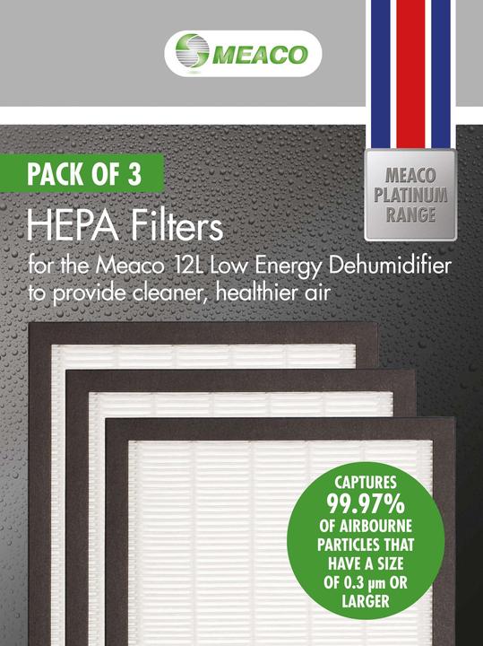 Immagine prodotto Meaco Filtro Hepa 3-pack di 12L a bassa energia (3 x)