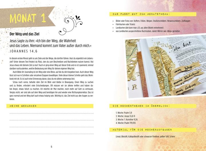 Image du produit Bible Art Journaling Workbook (Allemand, Tabea Becker, 2020)