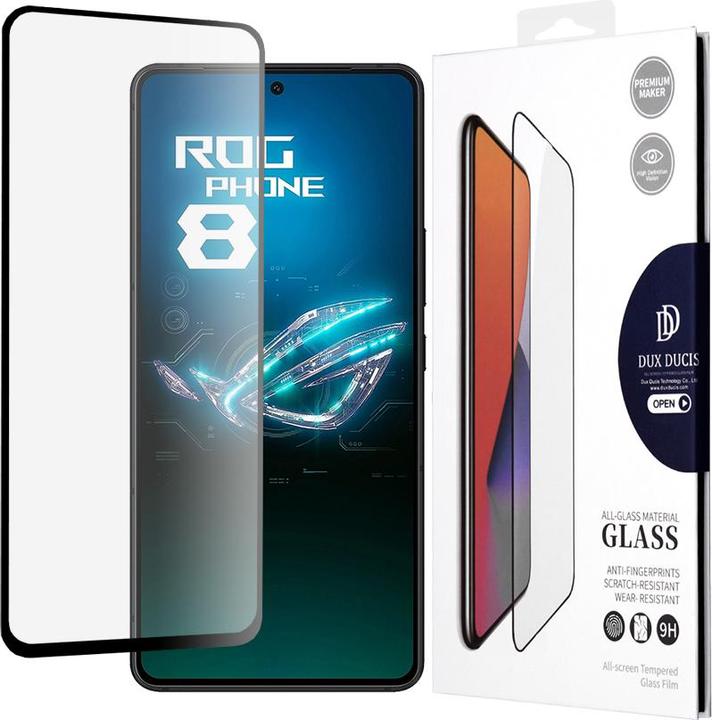 Actual product image Dux Ducis 10D-O Series Protective glass (1 Piece, Asus ROG Phone 8, Asus ROG Phone 8 Pro, Asus Zenfone 11 Ultra)