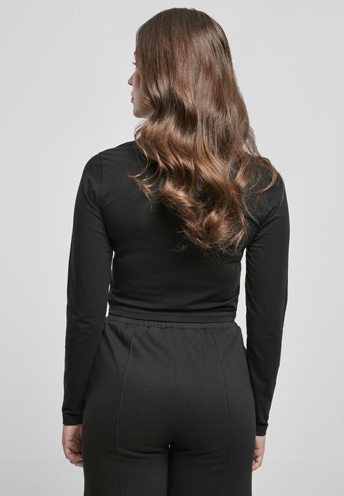 Actual product image Urban Classics Ladies Organic Cropped Longsleeve (S)