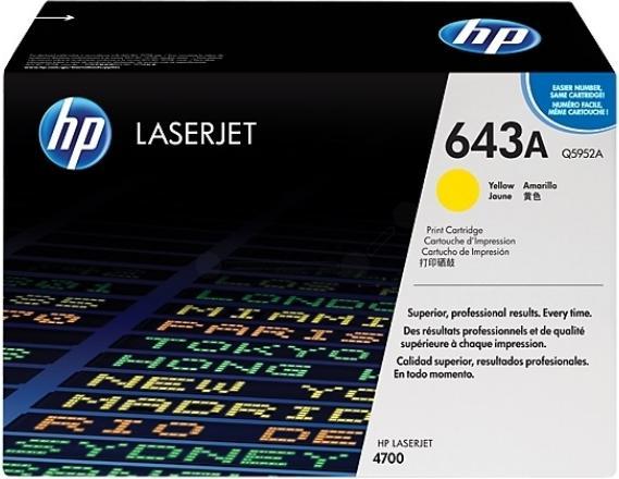 Actual product image HP Toner yellow Orig.No. Q5952AC (Y)
