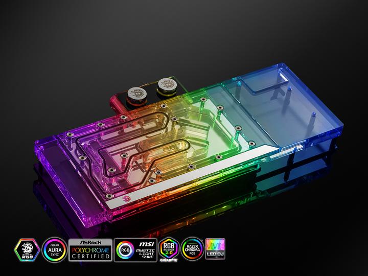 Actual product image Bitspower Classic EVGA RTX 3090 XC3, ARGB - acrylic