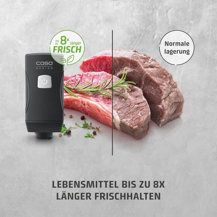 Produktbild Caso Vacu OneTouch Pro Set Handvakumierer inkl. 4 VacuBoxxen aus Glas