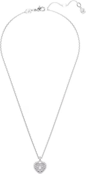 Immagine prodotto Swarovski Collana Hyperbola cuore bianco (Metallo Swarovski, 38 cm)