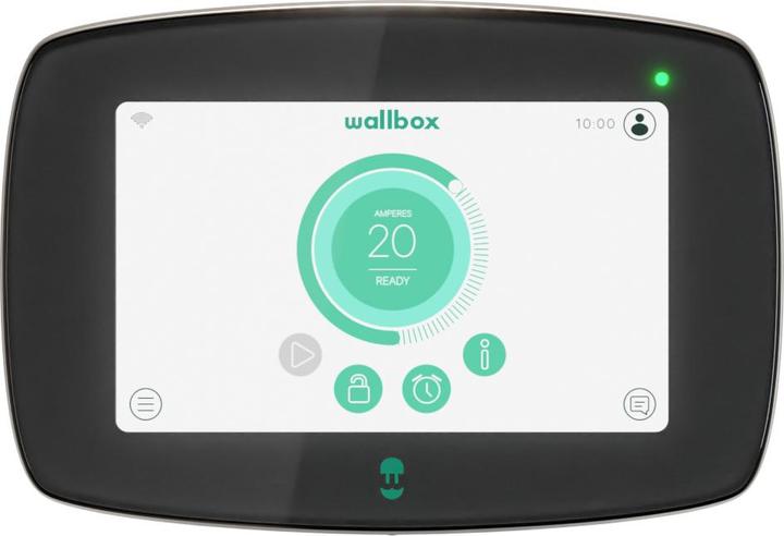 Actual product image Wallbox Commander 2 - Type 1 - 7,4kW - Zwart - 5 meter laadkabel (Type 1, 7.40 kW, 32 A)
