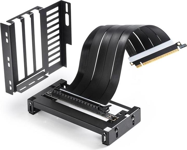 Produktbild Bitspower Vertikale Grafikkartenhalterung mit PCIe 4.0 x16 Riser Kabel
