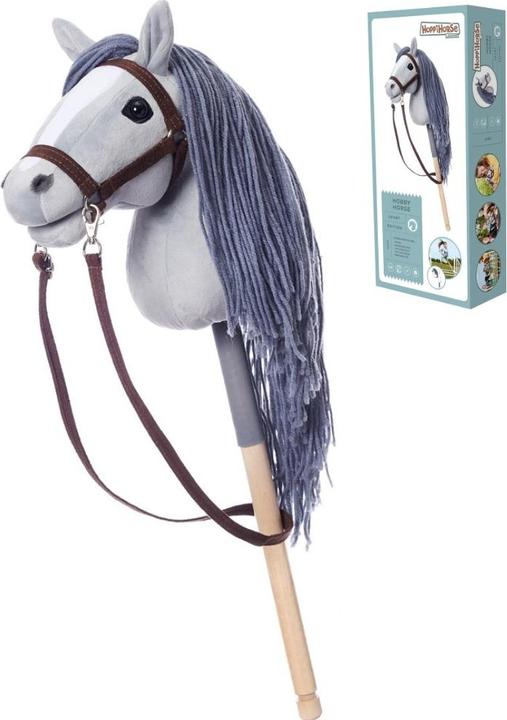 Image du produit No Name Cheval à la canne HOPPIHORSE Cheval à enfourcher A4 gris