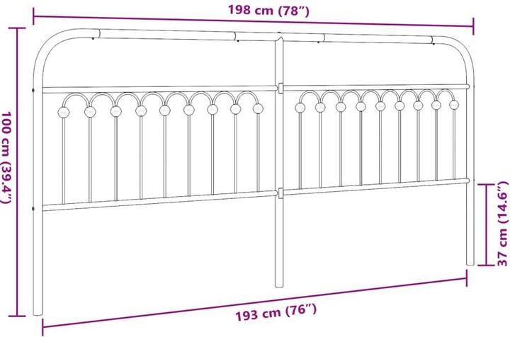 Produktbild VidaXL Kwabina (198 x 3 x 100 cm)